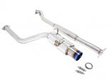Megan Racing Drift Spec Style Catback Exhaust System with Single 4inch Burnt Titanium Tip and Removable Silencer Scion FRS 13-15